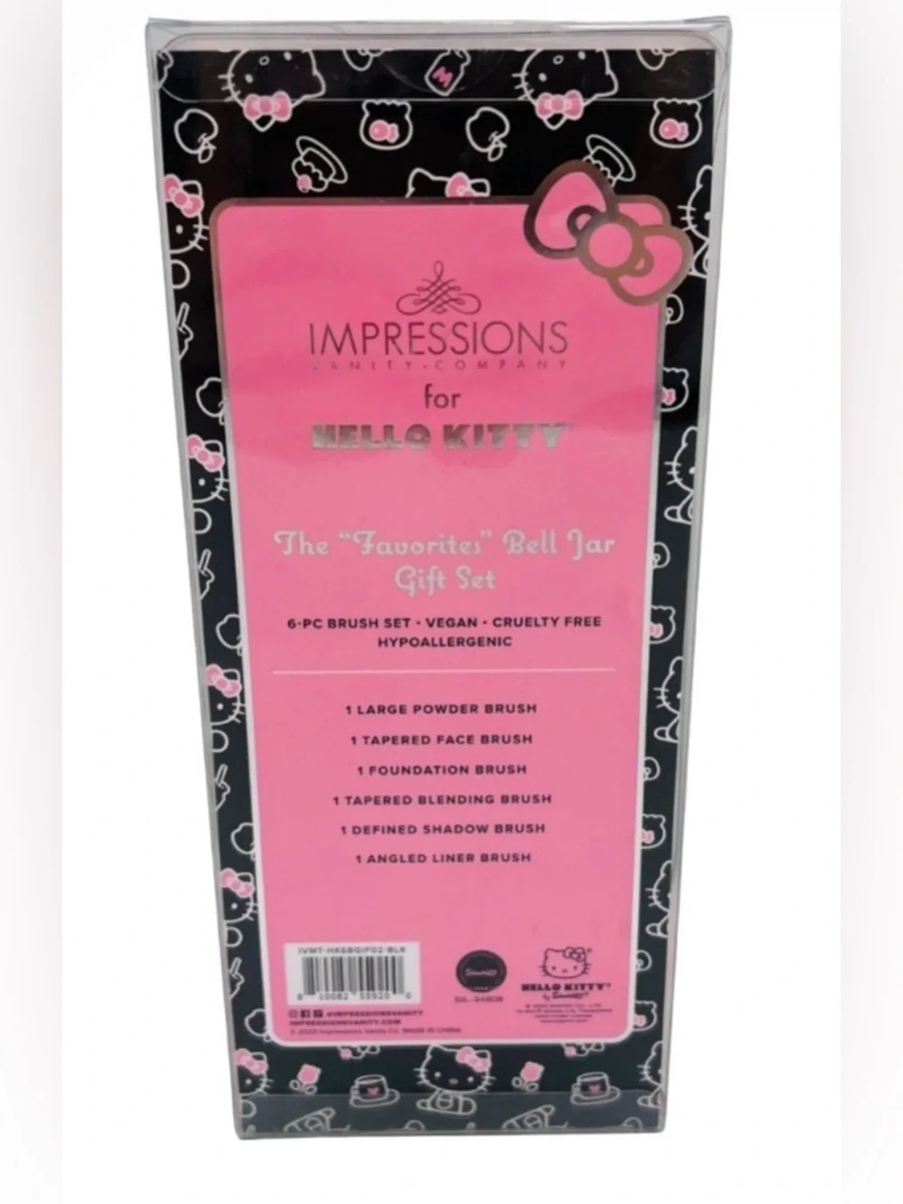Impressions Hello Kitty Pink Kabuki Brush Gift Set